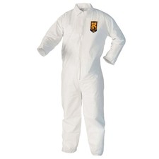 KleenGuard  A40 Liquid  Particle Protection Coveralls 37685 , White, Large