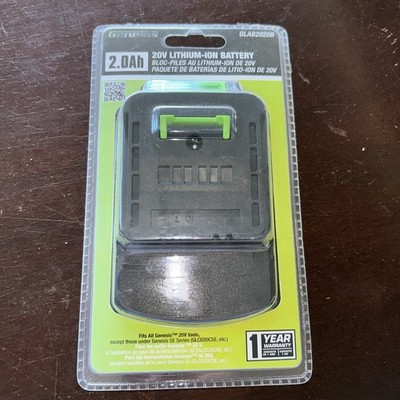 Genesis GLAB2020B 2.0Ah 20V Lithium Ion Battery Pack (B )