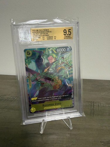 Roronoa Zoro (One Piece Day Dallas 2025) graded BGS 9.5 for sale on eBay
