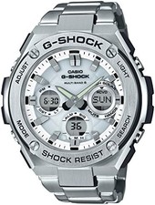 Casio Watch G-STEEL Radio Solar GST-W110D-7AJF Silver Men Analog Digital