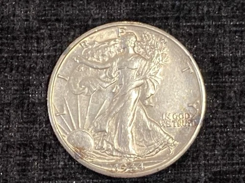 New Listing1944-D Walking Liberty Half Dollar, 90% Silver, AU/BU Condition-Great Luster