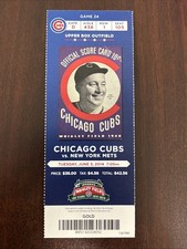 New York Mets At Chicago Cubs 6/7/2014 Ticket Stub Nate Schierholtz Walk-Off 1B