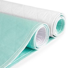 3 Pack Waterproof Bed Pads 34 x 52 Inch Incontinence Mattress Protector