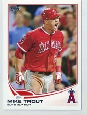 MIKE TROUT 2013 TOPPS 2012 AL ROY INSERT BASE #338