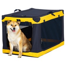 30"Collapsible Dog Crate for Medium Dogs - Portable Soft Travel Kennel