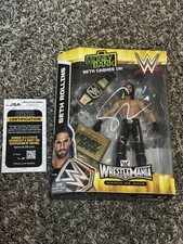Seth Rollins WrestleMania MITB Cash In Elite Figure WWE Autographed JSA COA