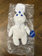 Vintage 1997 Pillsbury Doughboy / Poppin Fresh 8" Plush Bean Bag Doll NWT