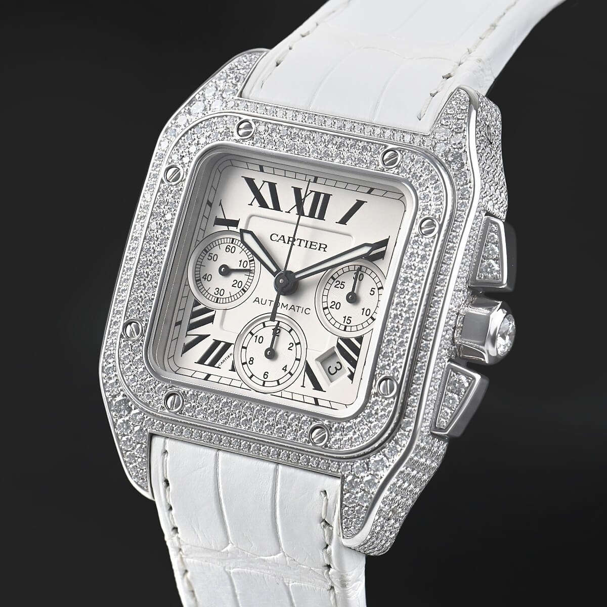 Cartier Santos 100 Chronograph Date WM500651