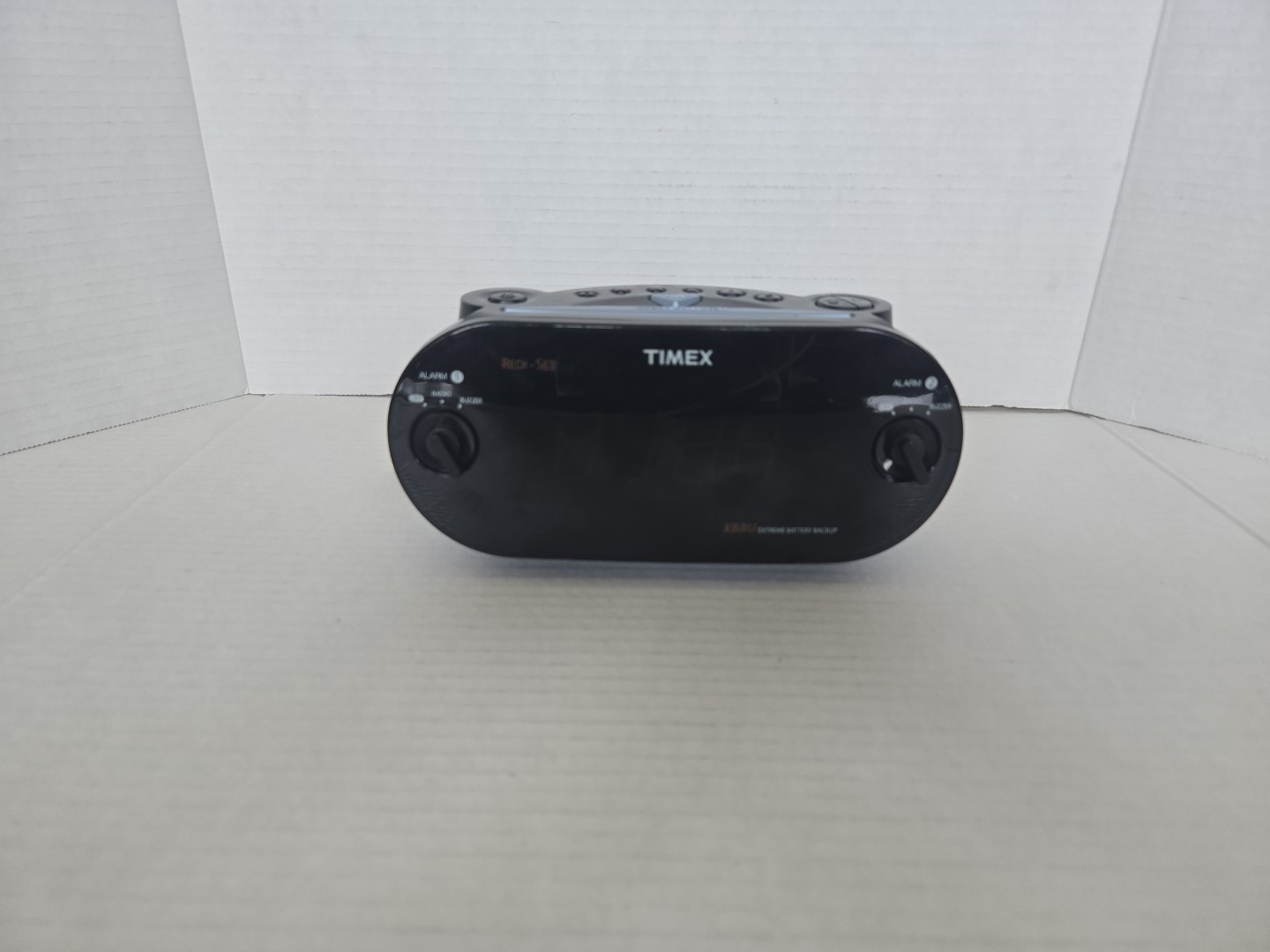 Timex XBBU T715 Redi-Set Dual Alarm Clock Radio Am/Fm Large Digital Display EUC