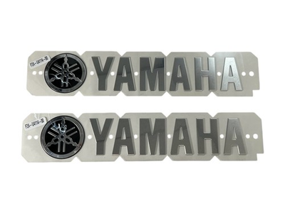 #ad Yamaha Marine F2A U4114 00 Emblem Set Raised 3D 2 Pieces NEW OEM $139.99
