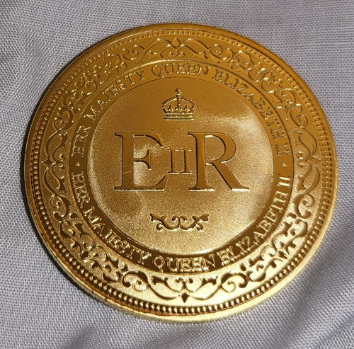 Queen Elizabeth II Goldmünze King Charles III Medaille Royal Family London England - Bild 20 von 22