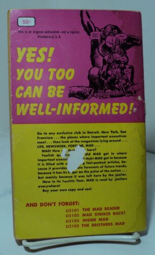 Utterly MAD edited by William M Gaines - Ballantine U2104 - 1964 - Picture 2 of 2