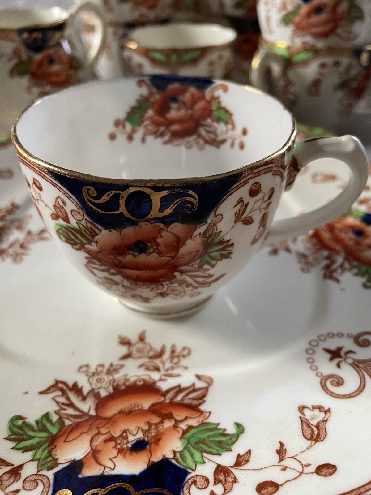 Vintage Bone China Tea Set English 35 piece eBay