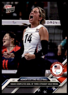 2024 Topps Now US Olympics Paralympic #36 Kaleo Kanahele Maclay Team USA