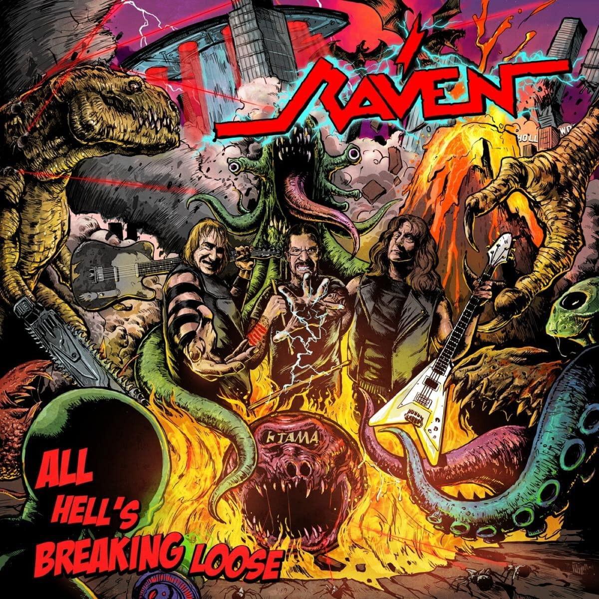 Raven All Hell's Breaking Loose CD New And Sealed