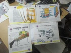 Lot of 4 boards France toys 60s shooting stand, rifles in service 1914-