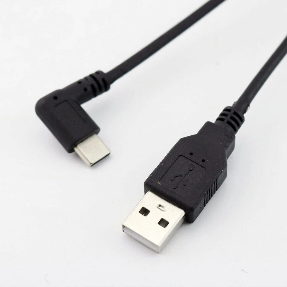 1.5M USB 2.0 A Male to 3.1 Type C Left/Right Male Charging Spiral Coiled Cable - Image 2 of 4