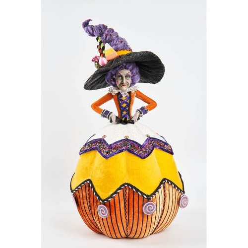 Katherine's Collection 20.25" Kandee Corn Collectible Witch Halloween Fall - Picture 3 of 3