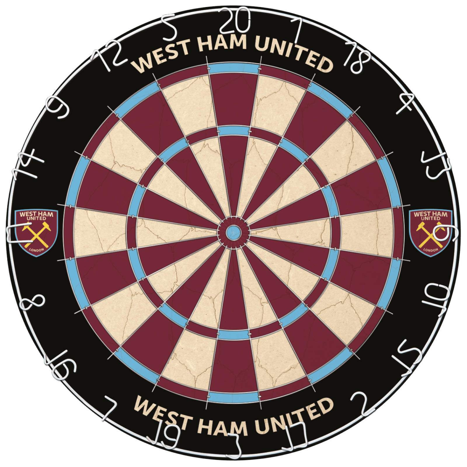 FOCO Officially Licensed West Ham FC Dartboard