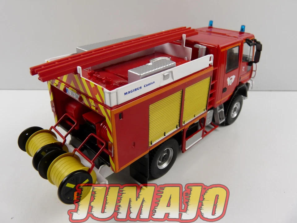 CPF122 Camion 1/43 Hachette IXO Pompiers : IVECO 150 E Citerne Magirus-Camiva - Photo 3/4