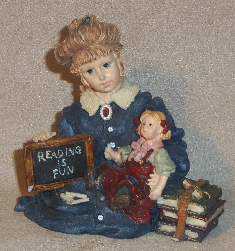 1996 Boyds Bears Yesterdays Child Dollstone I Wanna Be Series READING IS FUN