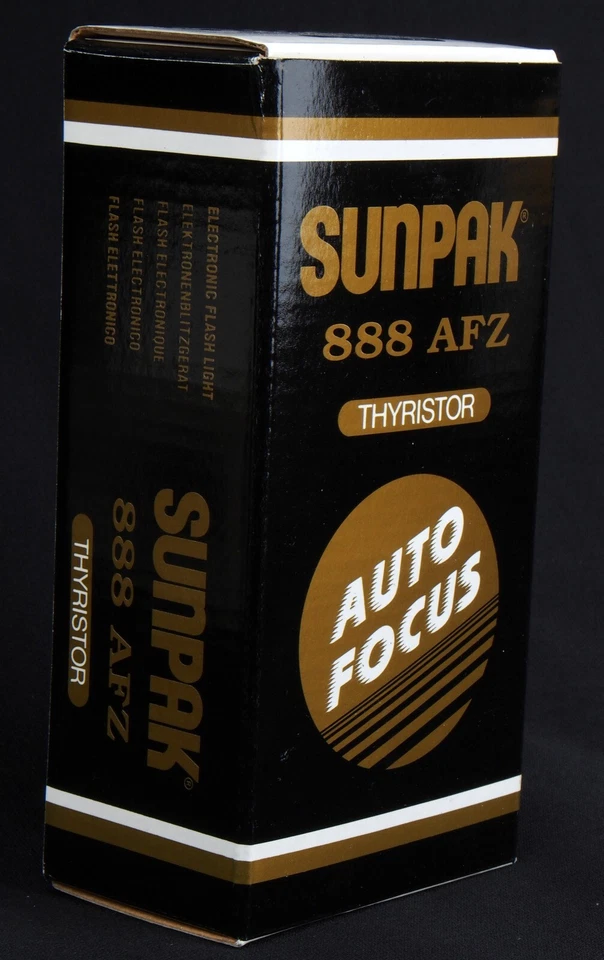 Sunpak 888 AFZ Thyristor Shoe Mount Electronic Flash for Canon EOS - Mint in Box - Image 3 of 4