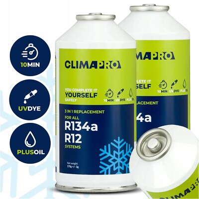 ClimaSet 3in1 Refrigerante Di Ricambio R134a 2x170 G - Foto 5