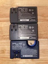 Genuine Authentic Original Lot Canon Battery Charger CB-2LT x2 & CB-2LS