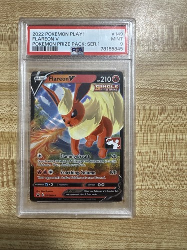 Flareon V graded PSA 9 for sale on eBay