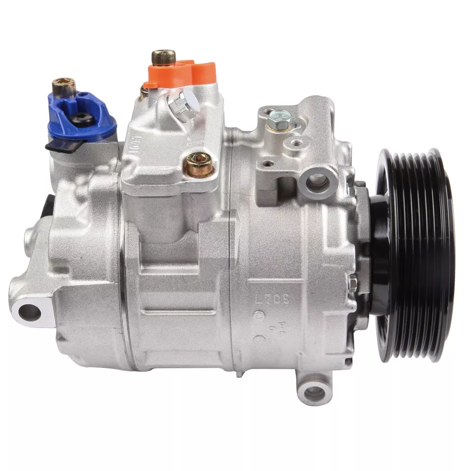 Compresor de aire acondicionado apto para Volkswagen Jetta Passat 2007-2014 Audi A3 2,0 L Foto 4 de 4