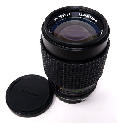 JC PENNEY MULTI-COATED OPTICS TELEPHOTO CAMERA LENS 1:2.8 F=135MM OM - NICE!