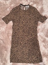 Reformation Women’s Xs Leopard Print Short Dress 