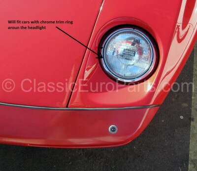 Euro H4 Hella headlight kit with city lights for US spec Porsche