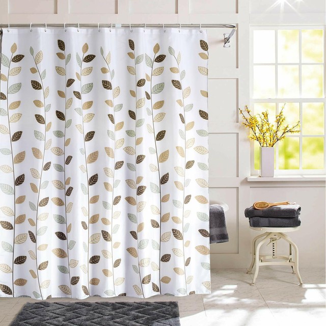 Green And Yellow Shower Curtain