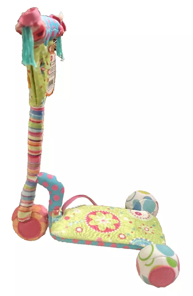 Raro Groovy Girls 2007 Manhattan Toys colorido paseo en scooter 9,5" de alto Foto 2 de 4