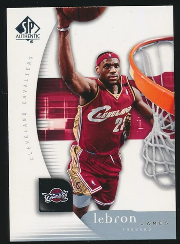 LeBRON JAMES #14 2005-06 Upper Deck SP Authentic LAKERS/CAVALIERS