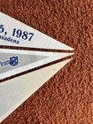 2 Vintage Super Bowl XXI And XXV New York Giants Pennants And One Souvenir — photo 10