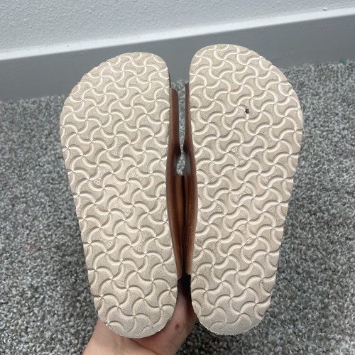 Birkenstock Arizona Birko-Flor Sandals Kids 31 C 13 Electric Rose Copper Narrow - Picture 4 of 8