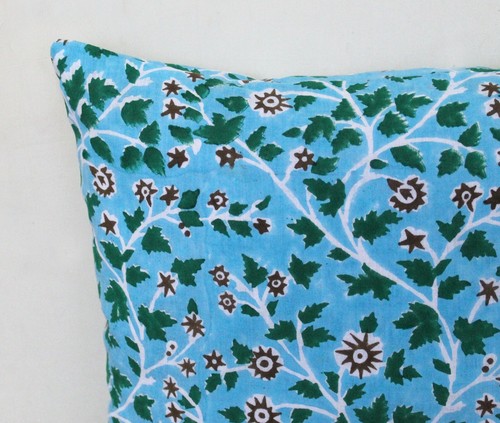 16x16 Indian Hand Block Print Decorative Cotton Cushion Covers Throw Pillow Case - Picture 15 of 185