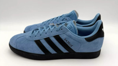adidas Originals Gazelle Men's Shoes Blue Black IH3817 OG Sneakers