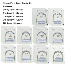 Dental Orthodonic Niti Arch Wire Natural Form Super Elastic Upper/Lower 012-020