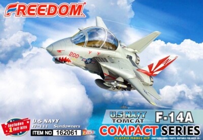 Freedom Model Kits Compact Series U.S NAVY F-14A TOMCAT 162061