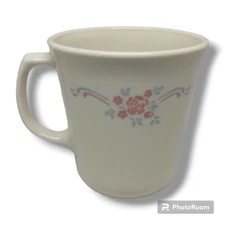 Corning Corelle English Breakfast 8 oz Coffee Tea Cup-Vintage-Floral-Made In USA