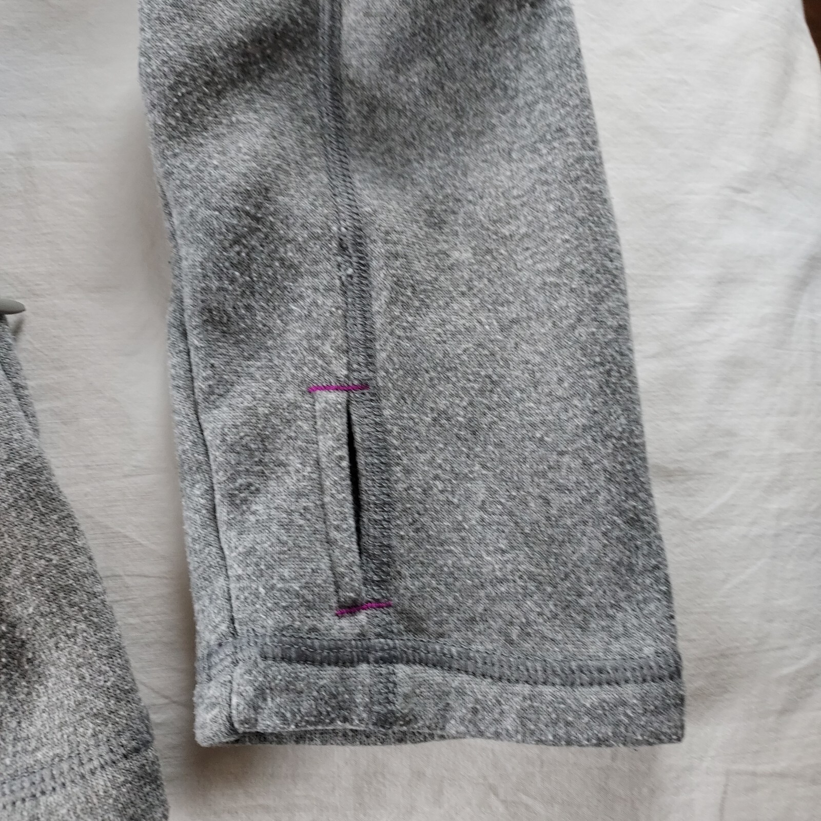 Felpa con cappuccio Fila Sport donna 1 4 zip Activewear grigio rosa taglia media