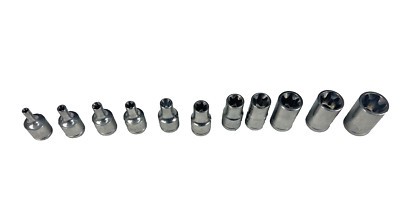 Bluepoint 3/8 Torx Socket Set Metric 11 Piece 4,5,6,7,8,10,12,14
