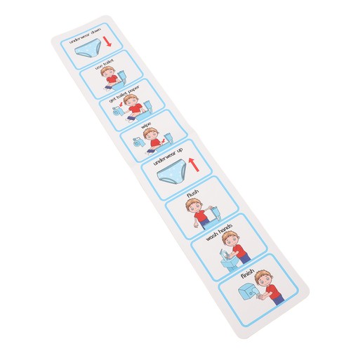 Potty Training Visual Schedule Independent Living Skills Step By Step Visual DP3 - Picture 2 of 24