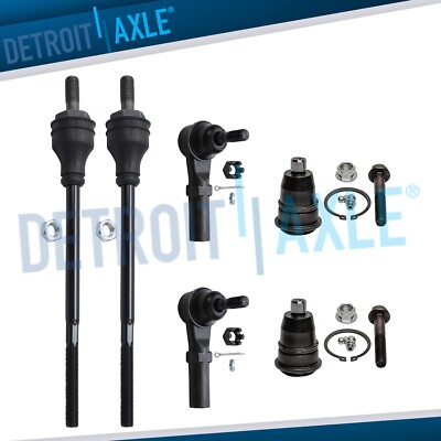 New 6pc Complete Front Suspension Kit for Chevrolet Express GMC Savanna