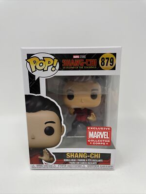 Funko Pop Marvel Collector Corps Exclusive Shang-Chi 879 With