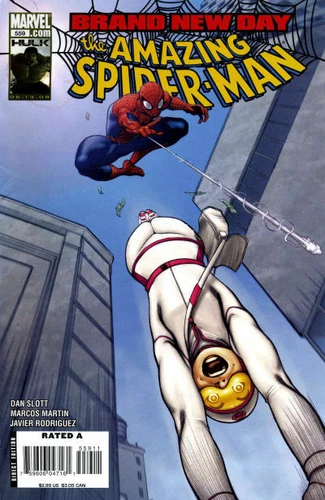 AMAZING SPIDER-MAN #559 F/VF, Direct, Marvel Comics 2008 Stock Image