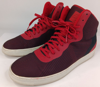 Nike Air NSW Pro Stepper Mens Size 11.5 Red Black Basketball Sneakers 776086-600